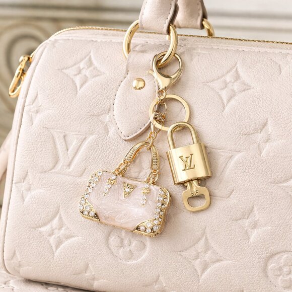 Louis Vuitton Accessories - Louis Vuitton Gold Lock 🔒 Authentic LV Key + Unbranded Bag Charm